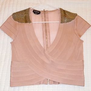 Off pink 💗 crop top